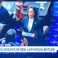 10-03-2023 MSNBC re: VP Harris Swearing in Laphonza Butler 